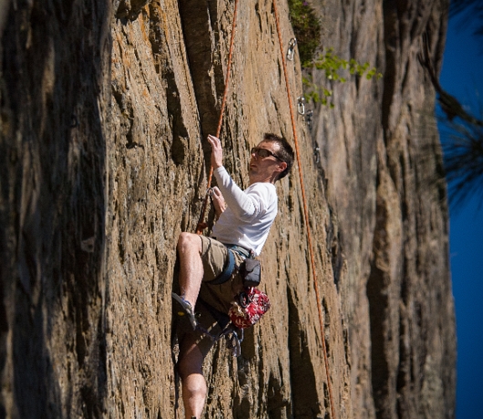 Climbing in Skaha, Canada