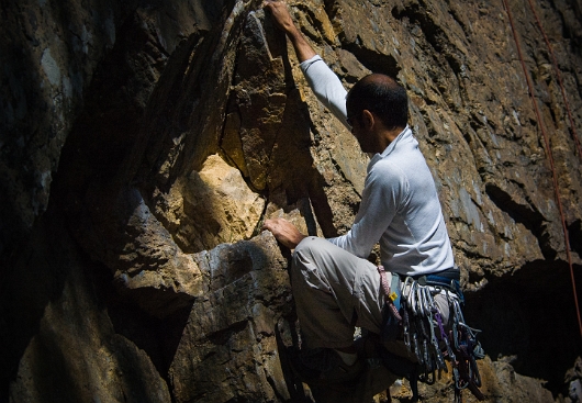 Climbing in Sqamish, Canada